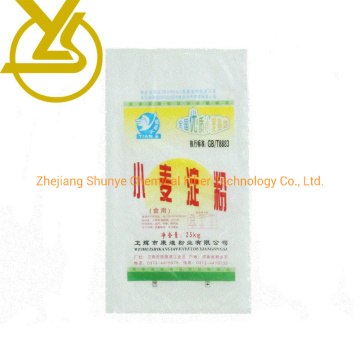 25kg Feed Rice Sugarplastic Packaging PP Woven Flour Bag